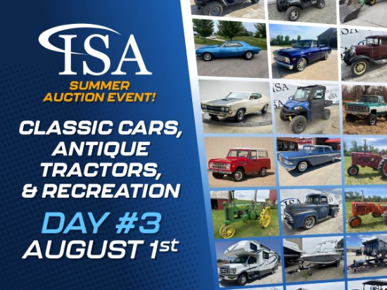 Annual Summer Heavy Equipment Auction - Day 3 of 4