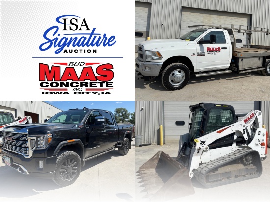 Bud Maas Concrete Retirement Auction-Iowa City, IA