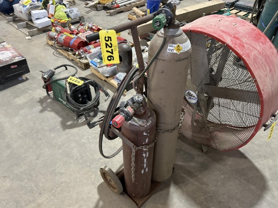 Acetylene Torch Cart W/ Tanks