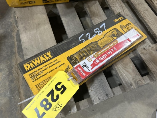 Unused Dewalt 20v Max Reciprocating Saw