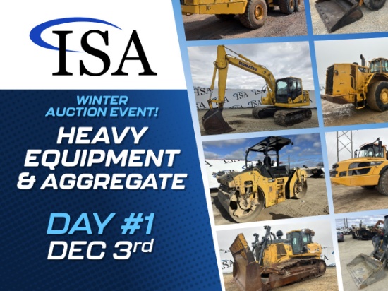 Annual Winter Heavy Equipment Auction - Day 1 of 3