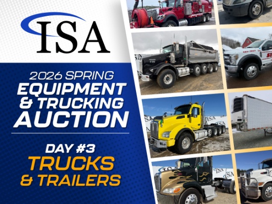 Annual Spring Heavy Equipment Auction - Day 3 of 4