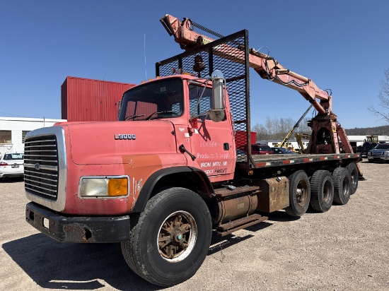 1995 Ford L9000 Boom/crane Truck