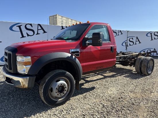 2008 Ford F550 Xl 4x4 Cab And Chassis Truck