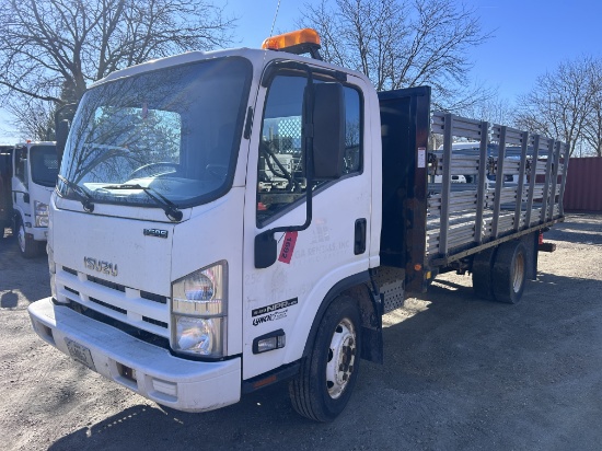2012 Isuzu Npr-hd Flat Bed Truck