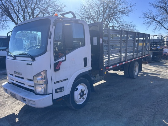 2013 Isuzu Npr-hd Flat Bed Truck