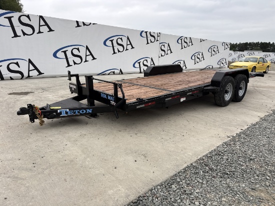 2026 Teton Trailer Mfg 20' Tilt Deck Trailer