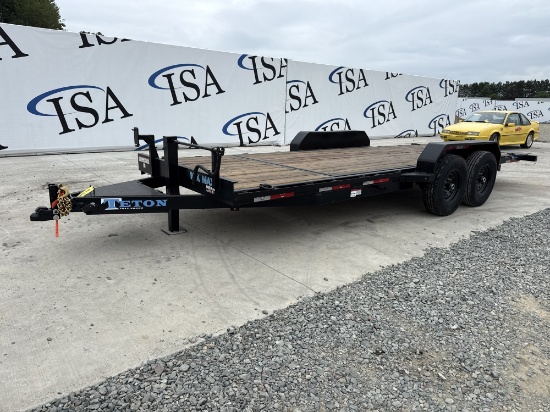 2026 Teton Trailer Mfg 20' Tilt Deck Trailer