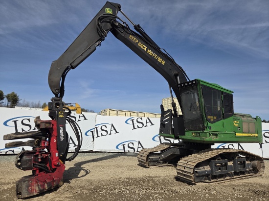 2016 John Deere 2154d Tracked Processor Harvester