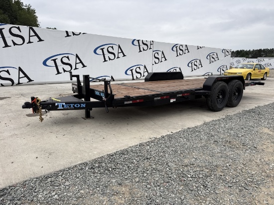 2026 Teton Trailer Mfg 20' Tilt Deck Trailer