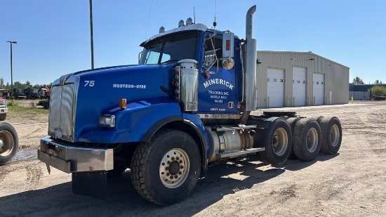 2005 Western Star Tri Axle Day Cab Truck Tractor