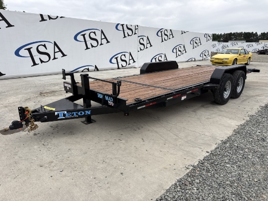 2026 Teton Trailer Mfg 20' Tilt Deck Trailer
