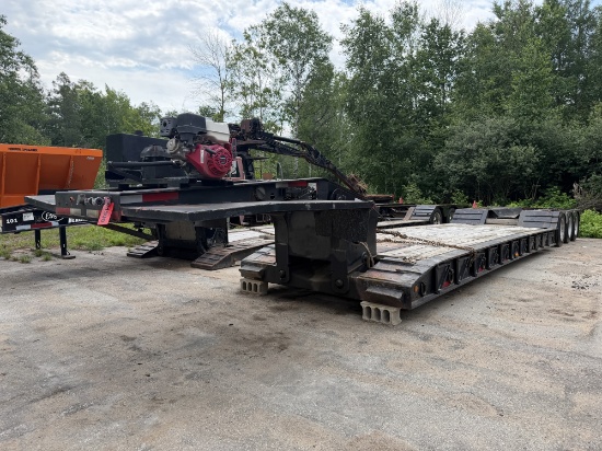 1993 Load King Tri Axle Lowboy Trailer