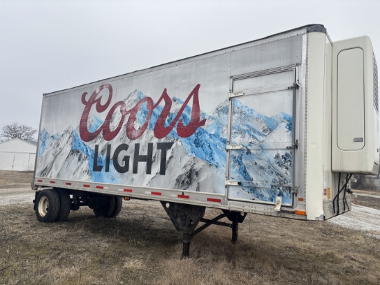 1996 Utility 27' Reefer Semi Trailer