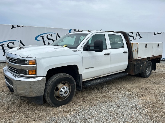 2018 Chevrolet 3500hd 4x4 Flatbed Truck