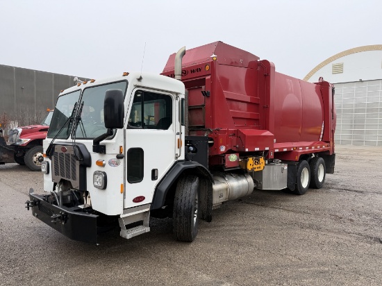 2019 Peterbilt Pb520 Side Load Garbage Truck