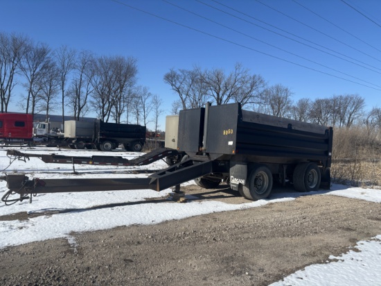 2004 Cancade Dump Pup Trailer