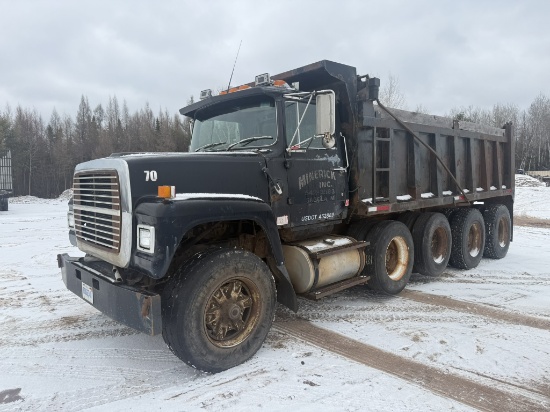 1990 Ford Quad Axle Dump Truck