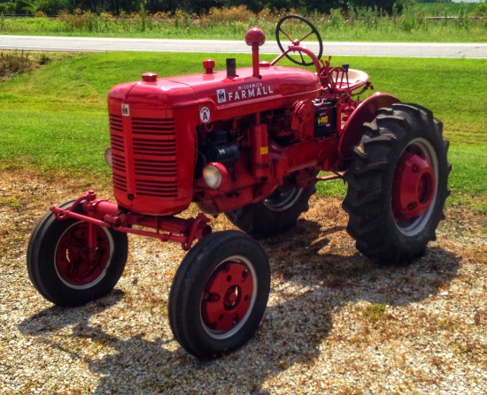 Farmall Super A tractor.
