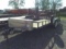 2008 7000 lb. tandem axle utility trailer w/ramp Vin 4YM4L18208G040258