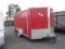 2014 Covered Wagon 14' enclosed trailer w/ramp VIN 53FBE1423EFO12398