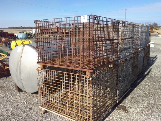 Wire work baskets.