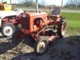 AC B tractor w/belly mower