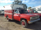 1981 Chevy 1 ton rescue truck 42,807 actual miles VIN 1GBJK34W2RB153120