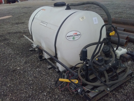 300 gallon chemical vac/sprayer w/Honda GC 160 engine