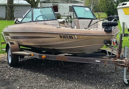 BOAT AND TRAILER