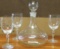 SHIP DECANTER WITH 3 WINE GLASSES