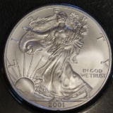 2001 SILVER AMERICAN EAGLE COIN