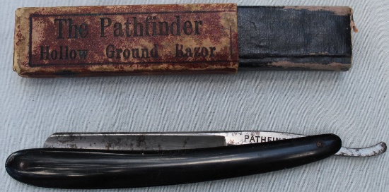 THE CHIEF A W WADSWORTH AND SON GERMANY STRAIGHT RAZOR PATHFINDER