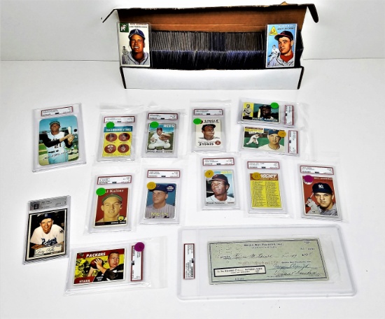 AMAZING collection of VINTAGE Sports cards & SETS+