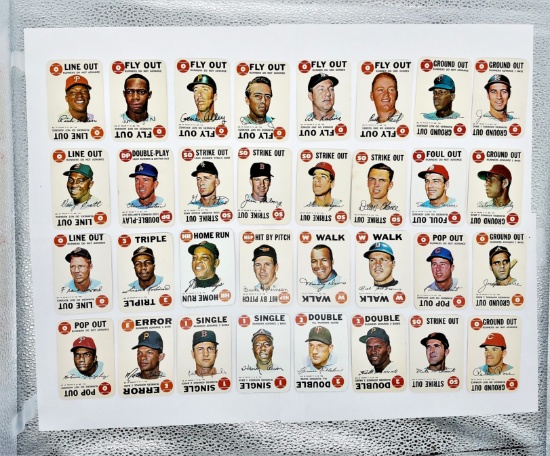 1968 Topps Game Near Set 32-33 Ave EX+ Missing #2 Mantle (SEE LOT # 103 for the graded Mantle