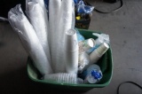Bucket of Styrofoam Cups and Lids