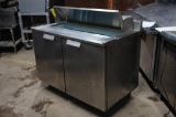 Stainless Prep Table with Under Counter Refrigeration