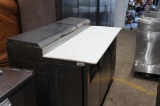 True Prep Table with Cutting Board and Under Counter Refrigeration