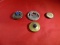 Vintage Antique Pins and Medals 4 Antique Buttons