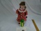 Holly in Christmas Pajamas Porcelain Collector Doll by Elaine Campbell The Danbury Mint Company