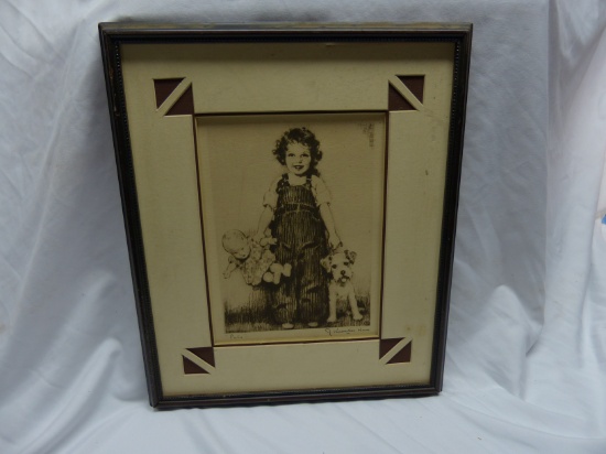 Shirley Temple Pals Print