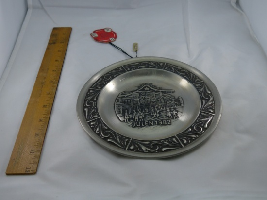 Collectable Julen Pewter Plates