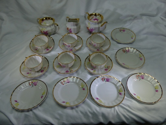 Vintage Russian Porclin Tea Set