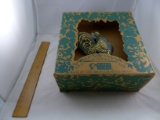 Rooster Solid Brass Door Knocker in Box