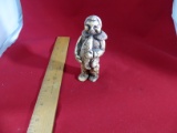 Alaskan Aleute Skyrim Shaw Carving Eskimo  with Fish 5.5