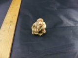 1800's Maji period Netsuke Hand Carved Mother and Babies Monkeys