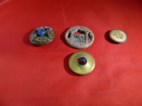 Vintage Antique Pins and Medals 4 Antique Buttons