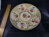 Asain Style Flower Pattern Design Decorative Plate 1830 taped on the bottom