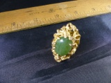 Jewlery Antique Genuine Jade Ring