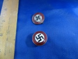 1 Pin, 1 Cuff Link National -Sozialistische Dap Pins